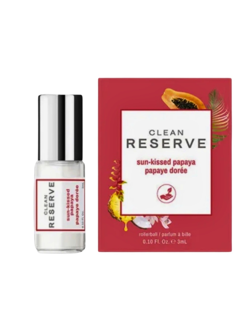 CLEAN RESERVE Sun-Kissed Papaya Perf. Oil Rollerball - .10 oz NIB UNISEX!